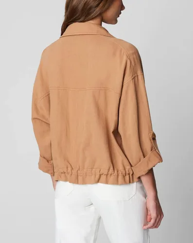 Vista 2 de BLANKNYC Ropa de lujo para mujer, chaqueta tipo parka con bolsillos