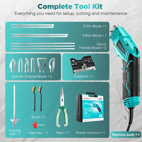 Vista 8 de SakerNeo Kit eléctrico del cortador de la espuma del cuchillo caliente
