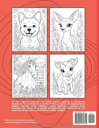 Vista 2 de Los Animales de la Granja (Volumen 2) Una aventura de colores (Spanish Edition)