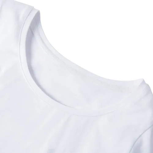 Vista 6 de RightPerson Camiseta básica de media manga con cuello redondo para mujer, elástica, casual, de algodón