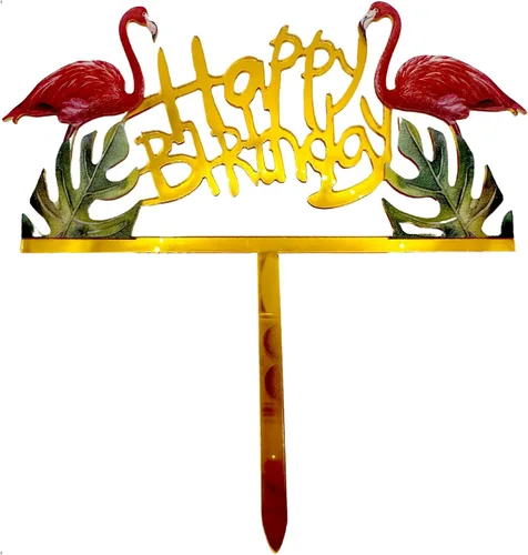 Vista 11 de Decoración para tartas (HBD + mariposas moradas)