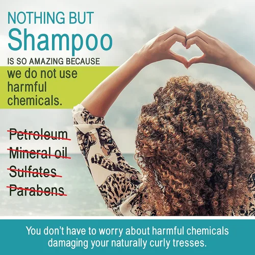 Vista 3 de Champú clarificante sin sulfato desintoxicante para cabello natural, champú para el cabello, elimina la acumulación, 12 onzas, paquete de 1