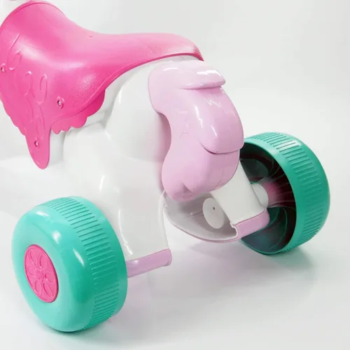 Vista 5 de Kiddieland Toys Limited Light N Sounds - Unicornio mágico para montar