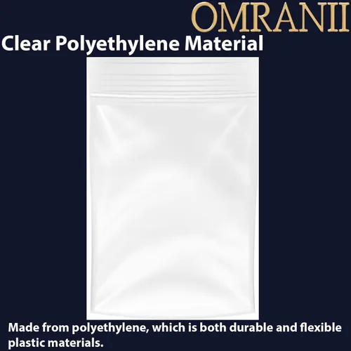 Vista 3 de Bolsas de polietileno con cierre resellable de 4 x 10 pulgadas y (100 bolsas) – Plástico transparente de 2 mil con cierre resellable Bolsas