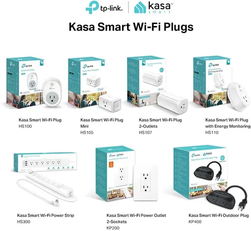 Vista 7 de Kasa Smart TP-Link Enchufe WiFi con monitoreo de energía - Conexión WiFi confiable, no requiere concentrador, funciona con Alexa Echo y Google