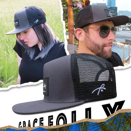 Vista 66 de Grace Folly - Gorra trucker unisex gorra de malla con cierre trasero