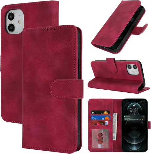 Vista 86 de Funda tipo cartera para iPhone 8 Plus iPhone 7 Plus con tarjetero para iPhone 8 Plus, funda tipo cartera para mujeres y hombres, de piel sintética