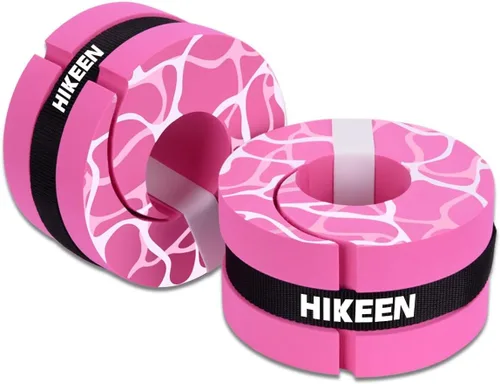 Vista 9 de Hikeen Juego de pesas de gimnasia acuática de EVA de alta densidad para ejercicios aeróbicos acuáticos, pesas para ejercicios de piscina, tobillos