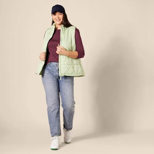 Vista 8 de Tienda Essentials Camiseta de manga 34 con cuello barco para mujer