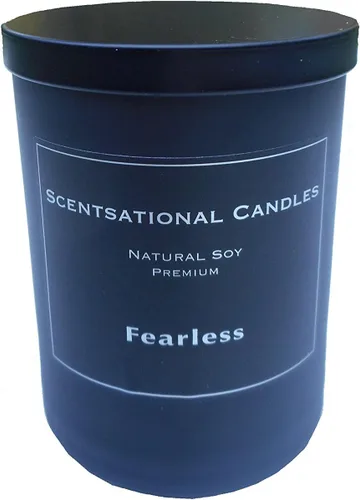 Vista 4 de Scentsational Velas de soja premium, Valiant (vela masculina)
