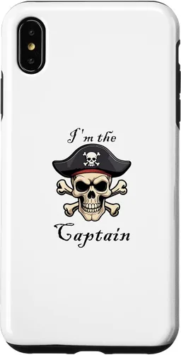Vista 8 de Funda náutica para iPhone 11 Pro Max I'm the Captain Pirate Skull and Crossbones