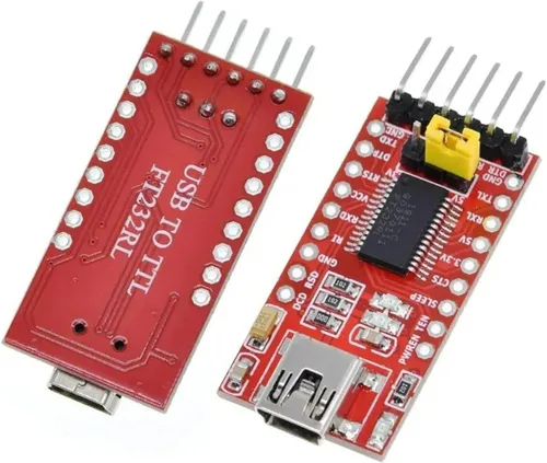 Vista 2 de HiLetgo FT232RL Mini USB a TTL Convertidor Serial Adaptador Módulo 3.3V/5.5V (Paquete de 2)