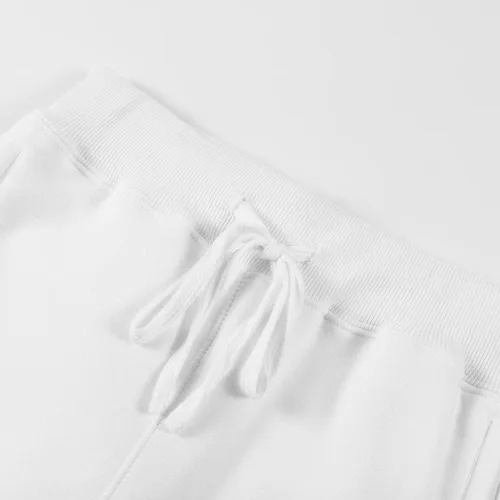 Vista 5 de DILBYKE Pantalones deportivos para niños, pantalones deportivos de forro polar con bolsillos, pantalones gruesos para niños