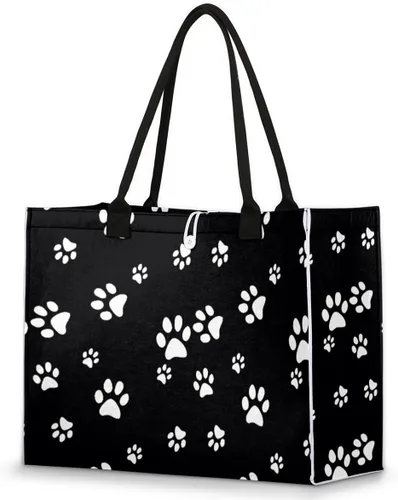 Vista 23 de Pardick Bolsa de mano reutilizable para mujer, bolsa de viaje, trabajo, compras, piscina y playa, A-04, Mediana