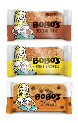 Vista 10 de Bobo's Barras de mantequilla de almendra y avena, sin gluten, sin OGM, avena integral, paquete de 12 Barritas de aperitivo Para llevar Hechas