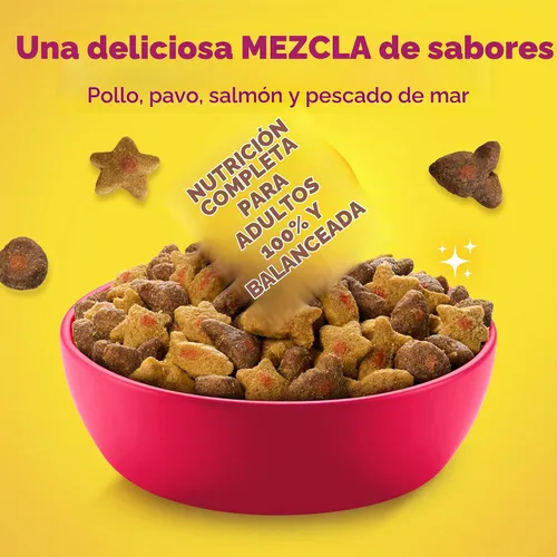 Vista 4 de Meow Mix Control de Bolas de Pelo Alimento Seco para Gatos, Bolsa de 3.15 Libras (Paquete de 4)