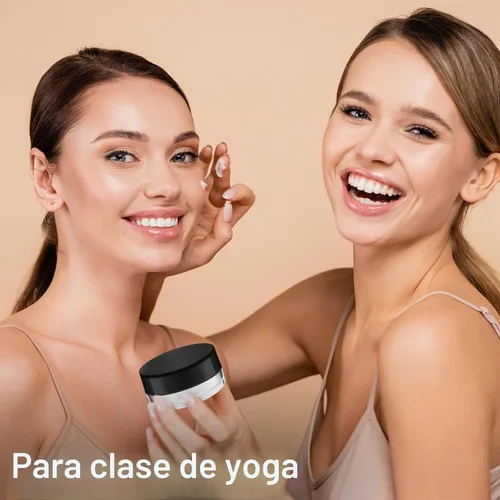 Vista 4 de Jinei 500 recipientes de muestra de 0.1 fl oz con tapas, tarros cosméticos