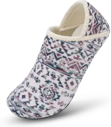 Vista 16 de Scurtain - Zapatillas de casa para mujer y hombre, zapatos de casa, calcetines cómodos, zapatos ligeros unisex para adultos descalzos