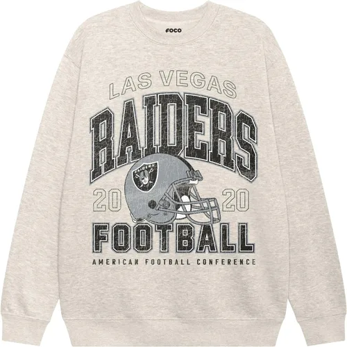 Vista 7 de FOCO Sudadera unisex de cuello redondo con logotipo de equipo universitario de la NFL