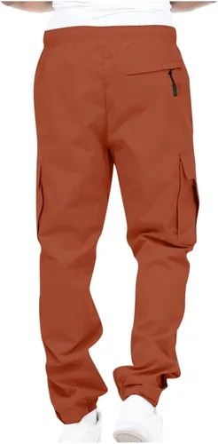 Vista 2 de Men's Zipper Fly Flare Leg Pants Slim Fit Business Casual Pants Mens Green Corduroy Trousers Stretch Waist Pants Men