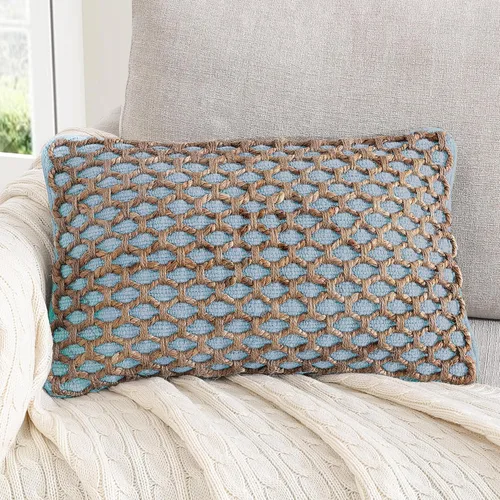Vista 10 de Boho Living Jada - Funda decorativa para almohada, incluye acento, diseño tejido premium, decoración para sala de estar, (2) funda de almohada de 20