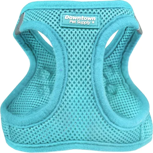 Vista 142 de Downtown Pet Supply Arnés para perro Step-in – Sin tirones, malla acolchada ajustable con ribete reflectante, correa de hebilla segura – Arnés