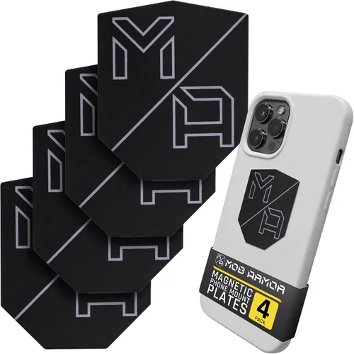 Vista 8 de Mob Armor MobNetic - Placas (2 unidades), compatibles con soporte magnético Mob para automóvil, placas de montaje universales para teléfonos