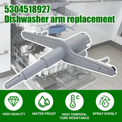 Vista 5 de 154567702 Conjunto de brazo rociador para lavavajillas Kenmore Electrolux Brazo inferior inferior de pulverización 5304507175, 154567701 AP6810011