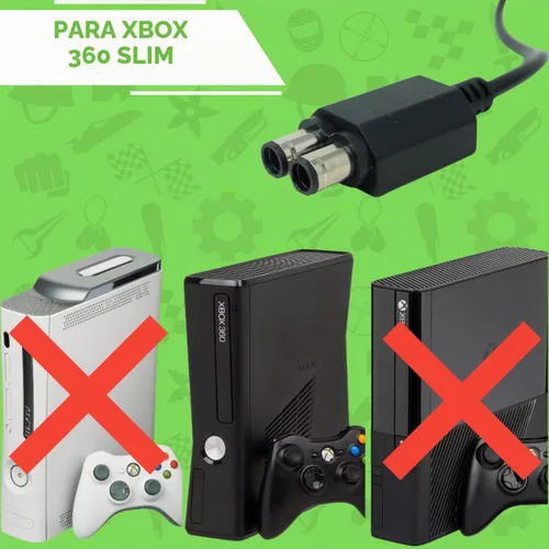 Vista 3 de Old Skool - Adaptador de corriente alterna compatible con Xbox 360 Slim