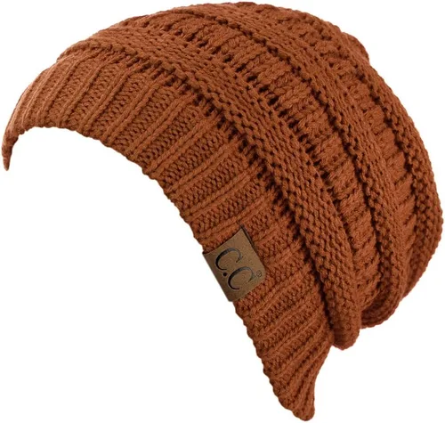Vista 431 de C.C Trendy Warm Chunky Soft Stretch Cable Knit Beanie