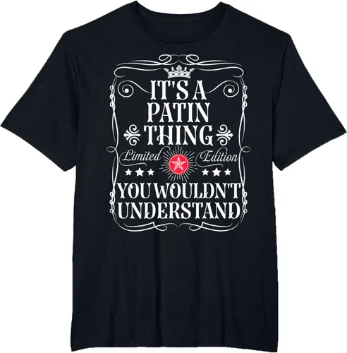 Vista 77 de Camiseta Patin Name Its A Patin Thing You Wouldn't Understand, Negro -, Pequeña