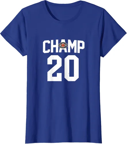 Vista 6 de 2020 H2H Fantasy Basketball Champion Camiseta Negro