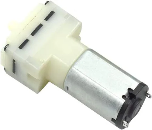 Vista 2 de DC 3V 12A Mini motor de bomba de aire para tanque de acuario Circula oxígeno proyectos de bricolaje - (1 unidad)