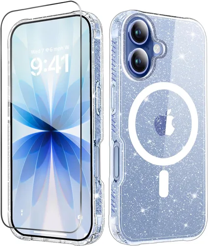 Vista 36 de MIODIK Compatible con Funda para iPhone Air, [Compatible con Magsafe] con Protector de Pantalla y Protección de Cámara Mejorada, Funda Protectora