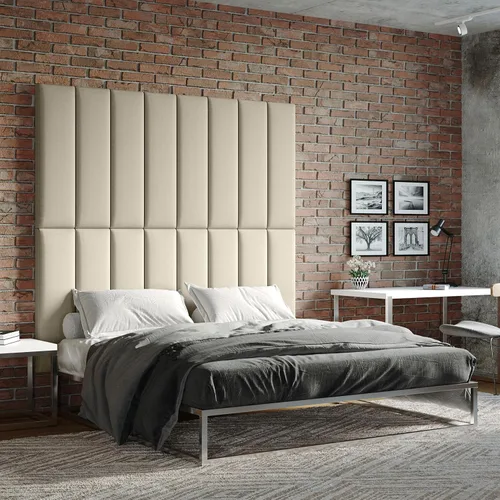 Vista 81 de Jaxx Panelist - Cabecero acolchado moderno, juego de 4 paneles para montar en la pared (cada uno de 11.25 x 30 pulgadas), tamaño Queen