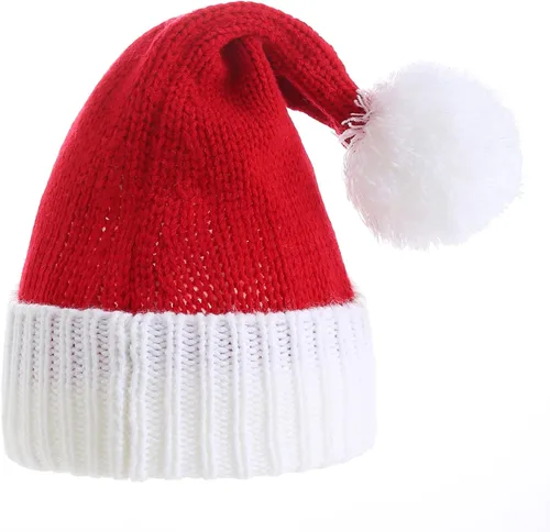 Vista 2 de LMLALML Sombreros de Navidad para mujeres niños y hombres elegante de punto cálido divertido gorro para Año Nuevo fiesta festiva
