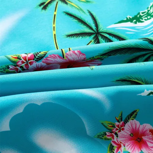Vista 8 de Simmashah Camisa hawaiana para hombre, manga corta, con botones, ropa de playa, unisex, flamencos de verano, camisas florales Aloha