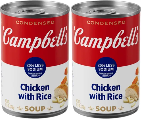 Vista 12 de Campbell's - Sopa condensada de pollo y arroz, lata de 10.5 onzas