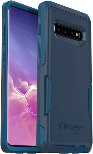 Vista 5 de OtterBox Funda para Galaxy S10+ Commuter Series, negra, delgada y resistente, apta para bolsillo, con protección de puerto