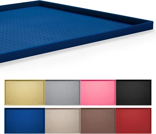 Vista 15 de Hubulk Tapete de alimentación para perros, 100% impermeable, de silicona de grado alimenticio, mantel individual para alimentos y agua para Negro
