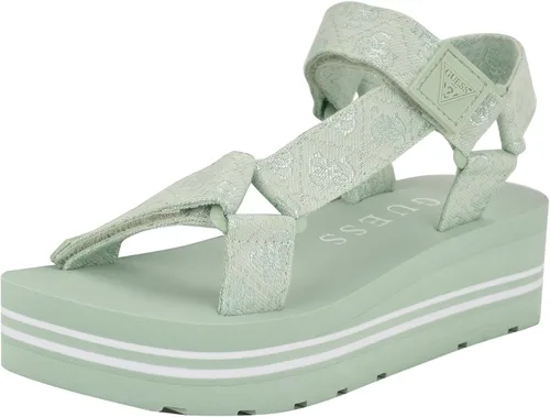Vista 13 de Sandalia Guess para mujer Avin Azul+blanco Denim