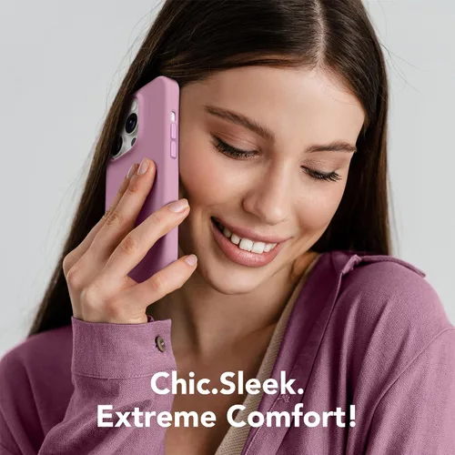 Vista 8 de GONEZ Funda de silicona para iPhone 14 Pro Max, compatible con MagSafe, con protector de pantalla + protector de lente de cámara, silicona líquida a