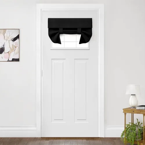 Vista 47 de HOMEIDEAS Cortinas Opacas para Aula para Puerta Principal, Cubierta de Ventana de Puerta de Aula, Persianas de Privacidad con Aislamiento Térmico