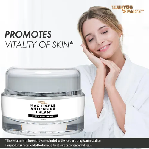 Vista 6 de Max Triple Crema antienvejecimiento con vitamina C - Levanta y reafirma - Crema facial antiarrugas - Apoya el tono uniforme de la piel