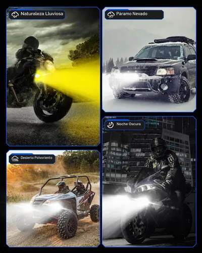 Vista 6 de NOVSIGHT Luces antiniebla de conducción LED todoterreno auxiliares de motocicleta de 2 pulgadas, par