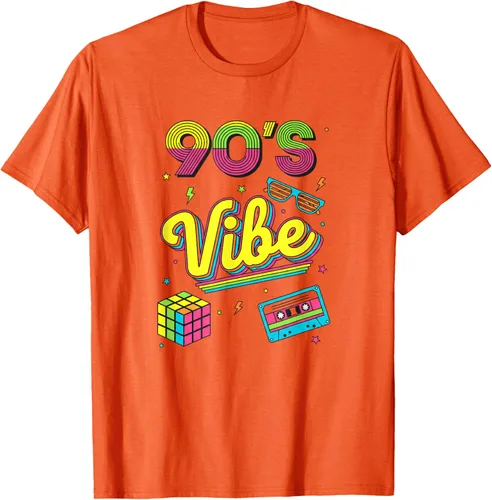 Vista 95 de 90s Nostalgia Retro Apparel - 90'S Vibe Retro T-Shirt Negro