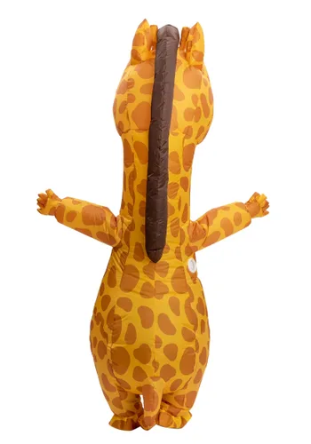 Vista 2 de Disfraz Inflable de Jirafa para Niños Multicolor