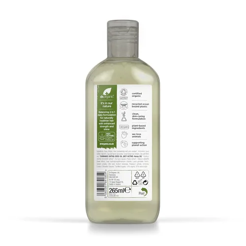 Vista 2 de DR ORGANIC - Champú y acondicionador 2 en 1 de aceite de cáñamo para cabello fino, para hombres y mujeres, natural, vegano, libre de crueldad, sin