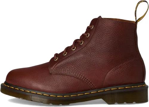 Vista 5 de Dr. Martens, Botines de cuero sin encuadernar 101 para hombre, anacardo, hombre 13, talla M