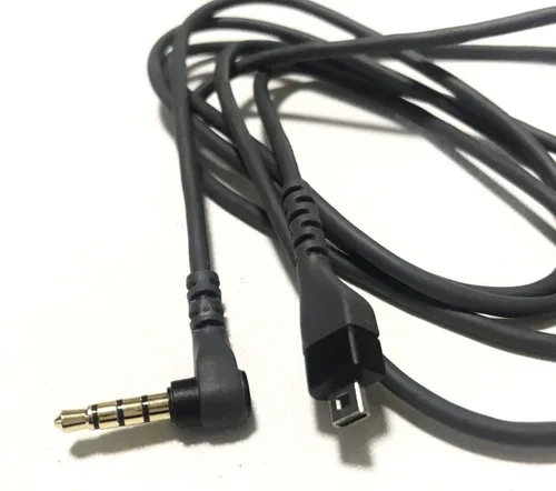 Vista 5 de LZYDD Cable de audio de repuesto para auriculares SteelSeries Arctis, 1.3m/4.3ft, 8-pin a 0.138 in, negro